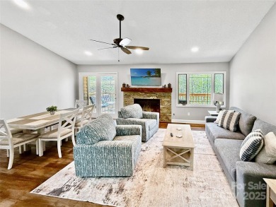 Newly renovated with brand new furnishings, fresh interior paint on Rumbling Bald Resort on Lake Lure in North Carolina - for sale on GolfHomes.com, golf home, golf lot