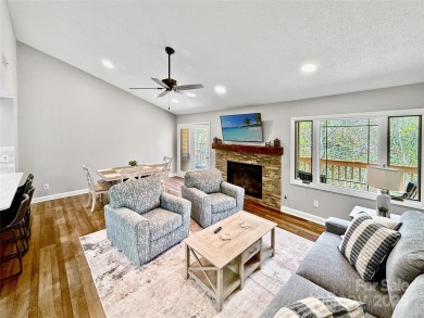 Newly renovated with brand new furnishings, fresh interior paint on Rumbling Bald Resort on Lake Lure in North Carolina - for sale on GolfHomes.com, golf home, golf lot