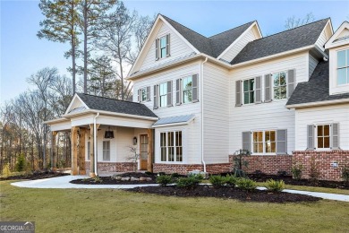 This stunning new-build estate home is set in a private on The Governors Towne Club in Georgia - for sale on GolfHomes.com, golf home, golf lot