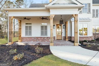 This stunning new-build estate home is set in a private on The Governors Towne Club in Georgia - for sale on GolfHomes.com, golf home, golf lot