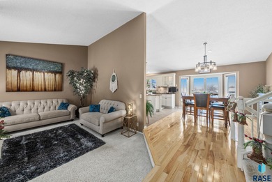 This south-side stunner sits on an oversized, private lot and on Prairie Green Golf Course in South Dakota - for sale on GolfHomes.com, golf home, golf lot