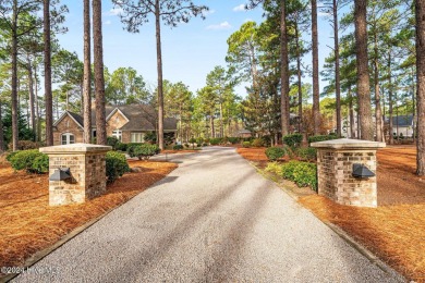 Located just inside Pinewild Country Club, this all brick on Pinewild Country Club of Pinehurst in North Carolina - for sale on GolfHomes.com, golf home, golf lot