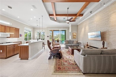 Welcome to this exceptional Porta Rosa villa, nestled within on Shadow Wood Preserve in Florida - for sale on GolfHomes.com, golf home, golf lot