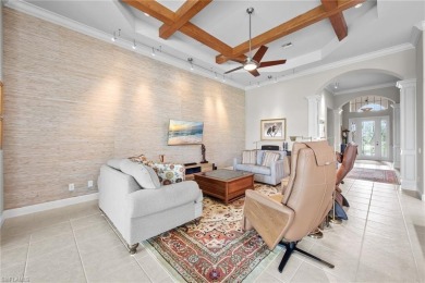 Welcome to this exceptional Porta Rosa villa, nestled within on Shadow Wood Preserve in Florida - for sale on GolfHomes.com, golf home, golf lot
