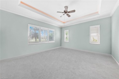 Welcome to this exceptional Porta Rosa villa, nestled within on Shadow Wood Preserve in Florida - for sale on GolfHomes.com, golf home, golf lot