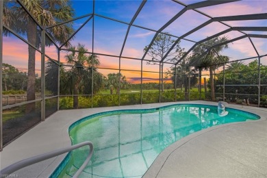 Welcome to this exceptional Porta Rosa villa, nestled within on Shadow Wood Preserve in Florida - for sale on GolfHomes.com, golf home, golf lot