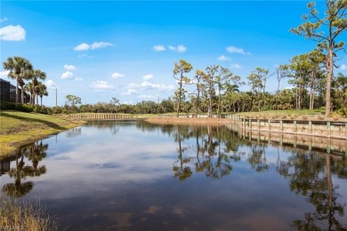 Welcome to this exceptional Porta Rosa villa, nestled within on Shadow Wood Preserve in Florida - for sale on GolfHomes.com, golf home, golf lot