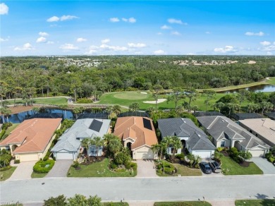 Welcome to this exceptional Porta Rosa villa, nestled within on Shadow Wood Preserve in Florida - for sale on GolfHomes.com, golf home, golf lot