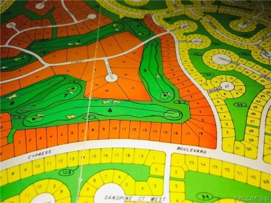 Premium home site on the golf course in Cypress Village at on Sugarmill Woods Golf and Country Club in Florida - for sale on GolfHomes.com, golf home, golf lot