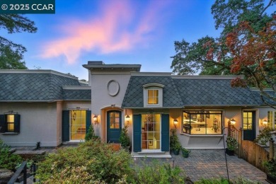 Perched above the 5th Fairway of Orinda Country Club, this on Orinda Country Club in California - for sale on GolfHomes.com, golf home, golf lot