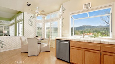 Enjoy panoramic hillside and mountain views from the kitchen on Dove Canyon Country Club in California - for sale on GolfHomes.com, golf home, golf lot