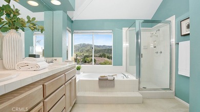 Enjoy panoramic hillside and mountain views from the kitchen on Dove Canyon Country Club in California - for sale on GolfHomes.com, golf home, golf lot