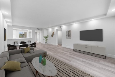 Step into luxury in this fully remodeled 2-bed, 2-bath corner on Marina Lakes Golf Course in Florida - for sale on GolfHomes.com, golf home, golf lot