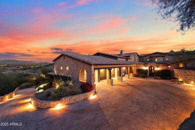 Embrace la dolce vita in this magnificent Tuscan estate on FireRock Country Club in Arizona - for sale on GolfHomes.com, golf home, golf lot