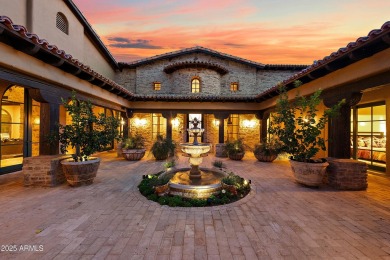 Embrace la dolce vita in this magnificent Tuscan estate on FireRock Country Club in Arizona - for sale on GolfHomes.com, golf home, golf lot