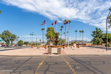Enjoy relaxed living in this charming patio home positioned on Fountain of the Sun Country Club in Arizona - for sale on GolfHomes.com, golf home, golf lot