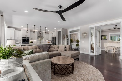 Step into resort-style living in this luxury upgraded home on Poston Butte Golf Club in Arizona - for sale on GolfHomes.com, golf home, golf lot