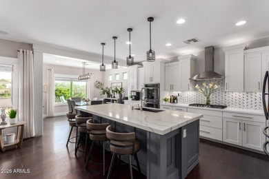 Step into resort-style living in this luxury upgraded home on Poston Butte Golf Club in Arizona - for sale on GolfHomes.com, golf home, golf lot