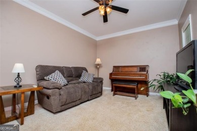 Move-in ready with BRAND NEW CARPET, this spacious 4-bedroom, 2 on Creekside Golf and Country Club in Georgia - for sale on GolfHomes.com, golf home, golf lot