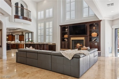 Custom Estate Perched High in the Hills above Green Fairways on Anthem Country Club in Nevada - for sale on GolfHomes.com, golf home, golf lot