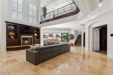 Custom Estate Perched High in the Hills above Green Fairways on Anthem Country Club in Nevada - for sale on GolfHomes.com, golf home, golf lot