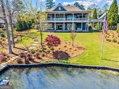 Lake Oconee's Most Opulent Lakefront Estate - boasting panoramic on Harbor Club Golf and Country Club in Georgia - for sale on GolfHomes.com, golf home, golf lot