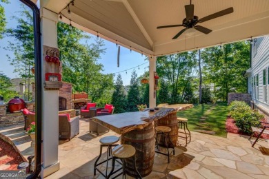 Gorgeous curb appeal for this home.  4 large bedrooms and 3.5 on Traditions of Braselton Golf Club in Georgia - for sale on GolfHomes.com, golf home, golf lot