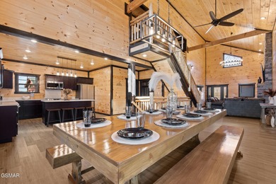 Prime-location luxury STR cabin w/INDOOR POOL, MOVIE THEATER on Sevierville Golf Club in Tennessee - for sale on GolfHomes.com, golf home, golf lot