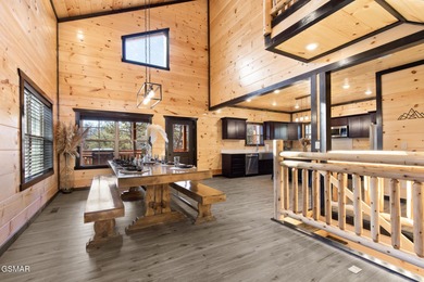 Prime-location luxury STR cabin w/INDOOR POOL, MOVIE THEATER on Sevierville Golf Club in Tennessee - for sale on GolfHomes.com, golf home, golf lot