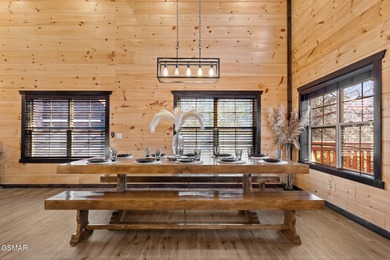 Prime-location luxury STR cabin w/INDOOR POOL, MOVIE THEATER on Sevierville Golf Club in Tennessee - for sale on GolfHomes.com, golf home, golf lot