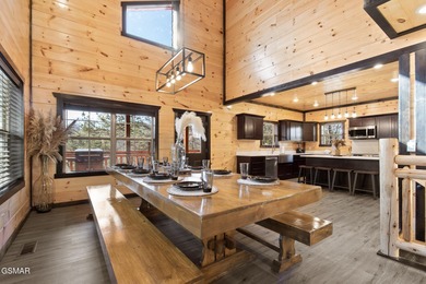 Prime-location luxury STR cabin w/INDOOR POOL, MOVIE THEATER on Sevierville Golf Club in Tennessee - for sale on GolfHomes.com, golf home, golf lot