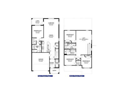 This brand new 4 bedroom, 2.5 bathroom residence offers on Harmony Golf Preserve in Florida - for sale on GolfHomes.com, golf home, golf lot