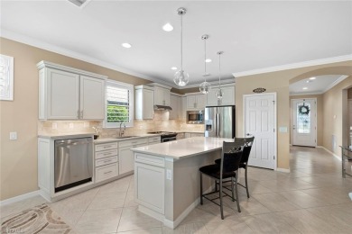 WATERFRONT LIVING in Del Webb Naples! Wake up every day to on Panther Run Golf Club in Florida - for sale on GolfHomes.com, golf home, golf lot