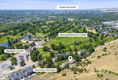 An extraordinary, spacious estate with detached shop! Nearly 14 on Warm Springs Golf Club in Idaho - for sale on GolfHomes.com, golf home, golf lot
