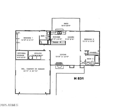 Experience modern living in this beautifully remodeled 2 bed/2 on Stardust Golf Course in Arizona - for sale on GolfHomes.com, golf home, golf lot