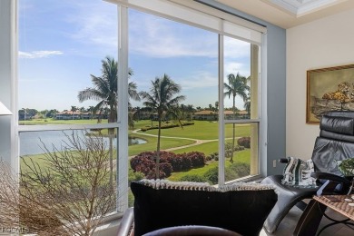 Panoramic Lake and Golf Course Views through Floor to Ceiling on Gulf Harbour Yacht and Country Club in Florida - for sale on GolfHomes.com, golf home, golf lot