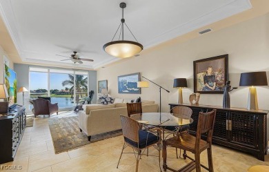 Panoramic Lake and Golf Course Views through Floor to Ceiling on Gulf Harbour Yacht and Country Club in Florida - for sale on GolfHomes.com, golf home, golf lot