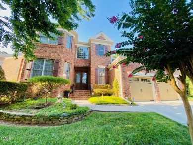 Welcome to this beautifully maintained brick-front home nestled on Brier Creek Country Club in North Carolina - for sale on GolfHomes.com, golf home, golf lot