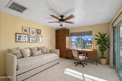 Set on a premium golf course lot with sweeping mountain views on Deer Valley Golf Course in Arizona - for sale on GolfHomes.com, golf home, golf lot