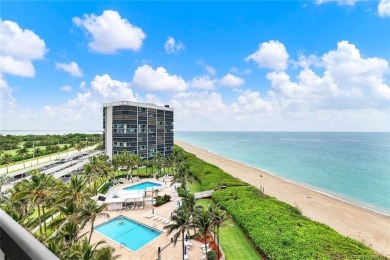 BEACHFRONT!  Perfect 9th floor views from this 2BR, 2 bath on Island Dunes Country Club in Florida - for sale on GolfHomes.com, golf home, golf lot