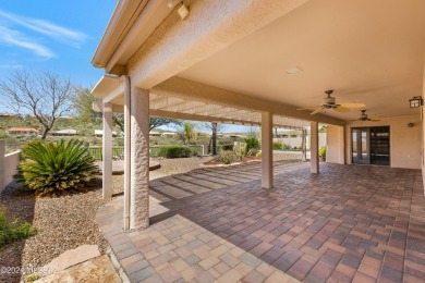 Sited high above the golf course on a quiet street, this 3BR on Saddlebrooke Golf Course in Arizona - for sale on GolfHomes.com, golf home, golf lot