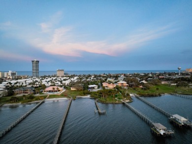 Gated Riverfront Estate Compound with private beach, Dock on ICW on Oceans Golf Club in Florida - for sale on GolfHomes.com, golf home, golf lot