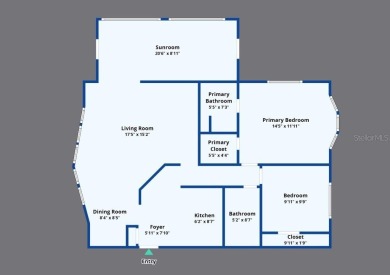 This charming 2-bedroom, 2-bathroom home is situated on a on Maple Leaf Golf and Country Club in Florida - for sale on GolfHomes.com, golf home, golf lot