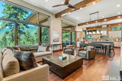 MOVE IN READY! Welcome to Pinecone Ridge, a modern masterpiece on Clear Creek Tahoe in Nevada - for sale on GolfHomes.com, golf home, golf lot