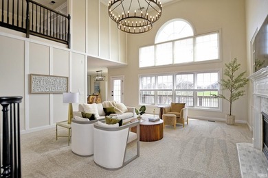 Custom-built by Hornbeck Corbett Builders, this exceptional on Victoria National Golf Club in Indiana - for sale on GolfHomes.com, golf home, golf lot