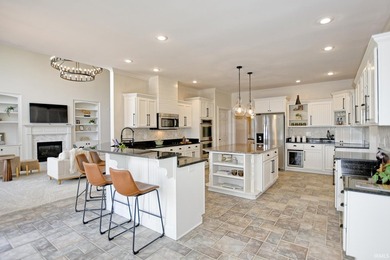 Custom-built by Hornbeck Corbett Builders, this exceptional on Victoria National Golf Club in Indiana - for sale on GolfHomes.com, golf home, golf lot