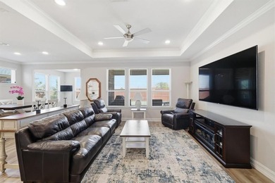 Charming Abbeyville Model located in the vibrant 55+ community on Frisco Lakes Golf Course in Texas - for sale on GolfHomes.com, golf home, golf lot