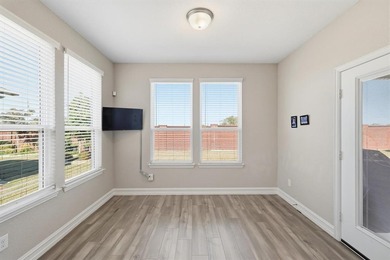 Charming Abbeyville Model located in the vibrant 55+ community on Frisco Lakes Golf Course in Texas - for sale on GolfHomes.com, golf home, golf lot