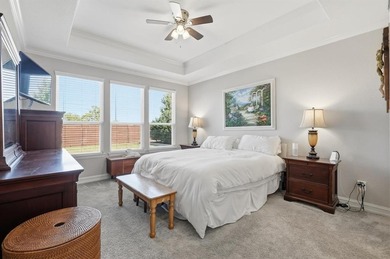 Charming Abbeyville Model located in the vibrant 55+ community on Frisco Lakes Golf Course in Texas - for sale on GolfHomes.com, golf home, golf lot