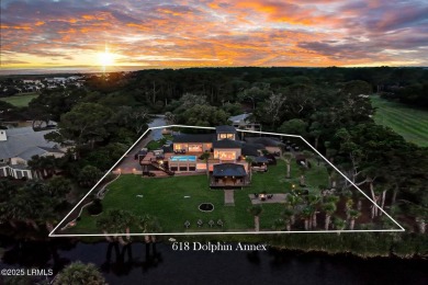 Discover the pinnacle of Lowcountry living at 618 Dolphin Annex on Ocean Point Golf Links in South Carolina - for sale on GolfHomes.com, golf home, golf lot